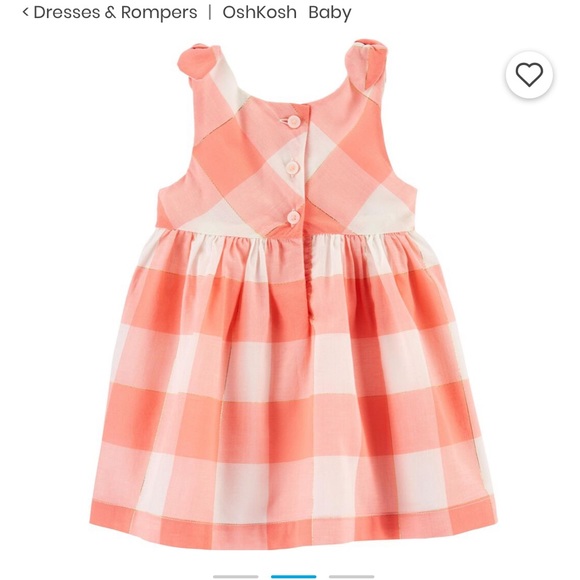 3 for $25 Oshkosh 6 months cotton Dress - Picture 2 of 5